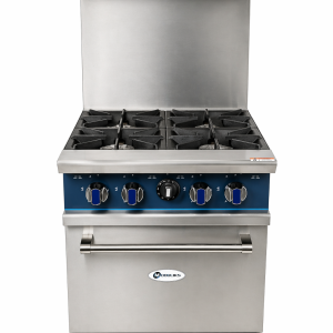 4 Burner Gas Stove with Gas Oven