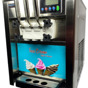 Ice Cream Machine w/ Pre-Cooling Table Model 2 Flavor + Mix
