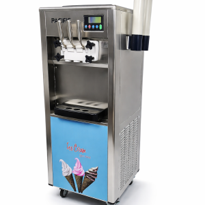 Ice Cream Machine w/ Pre-Cooling Floor Model 2 Flavor + Mix
