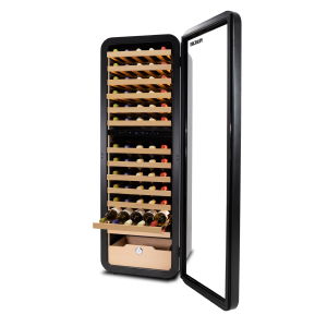 Polarcabvino Tall Upright Wine Cooler – Black